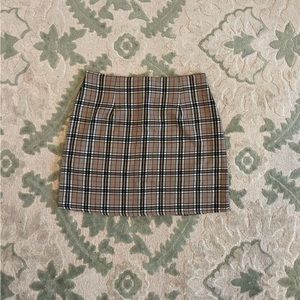 NastyGal Plaid Skirt